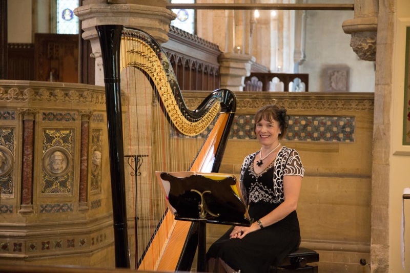 Victoria plays at the wedding of Rachel and Sam